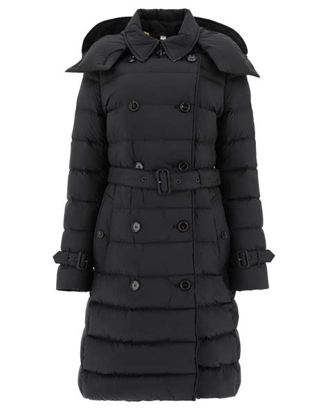 burberry detachable hood down filled coat|Burberry coat size 52.